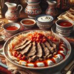 Iskender Kebab.
