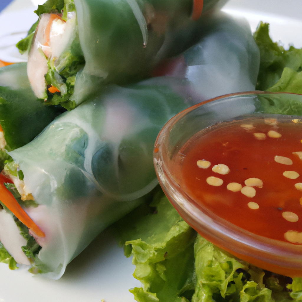 Goi Cuon. authentisches Essen
