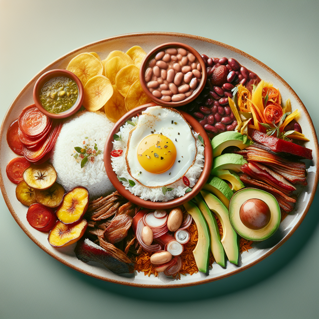 Bandeja Paisa. 