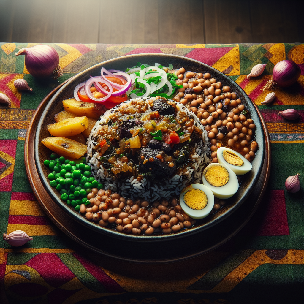 Waakye. 