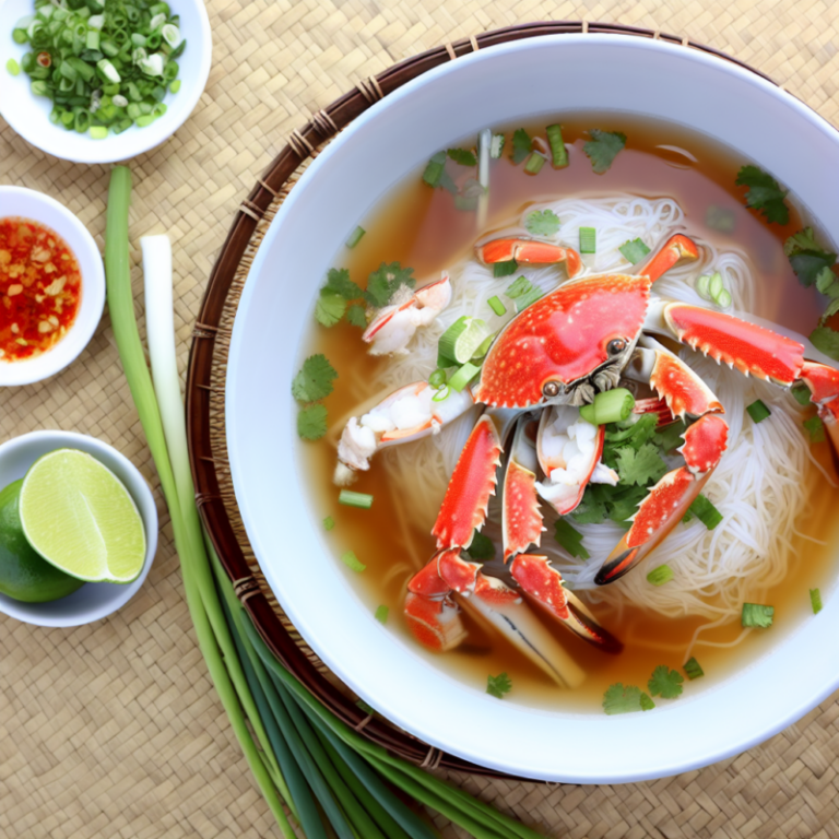 Nationalgericht Vietnam: Bun Rieu Cua (Rezept)