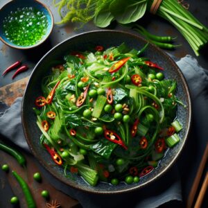 Morgen! Wissen Sie was? Das Nationalgericht von Vietnam, "Goi Rau Muong," nennt man auf Deutsch meistens "Wasserspinatsalat.".