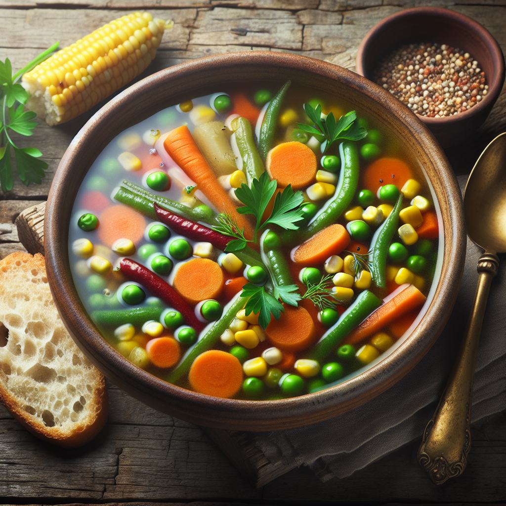 Gemüsesuppe. 