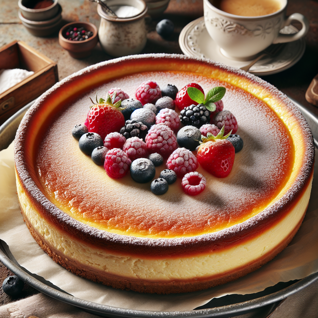 Käsekuchen.