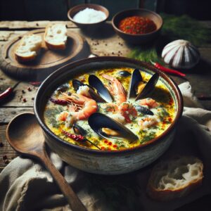 Fischsuppe.