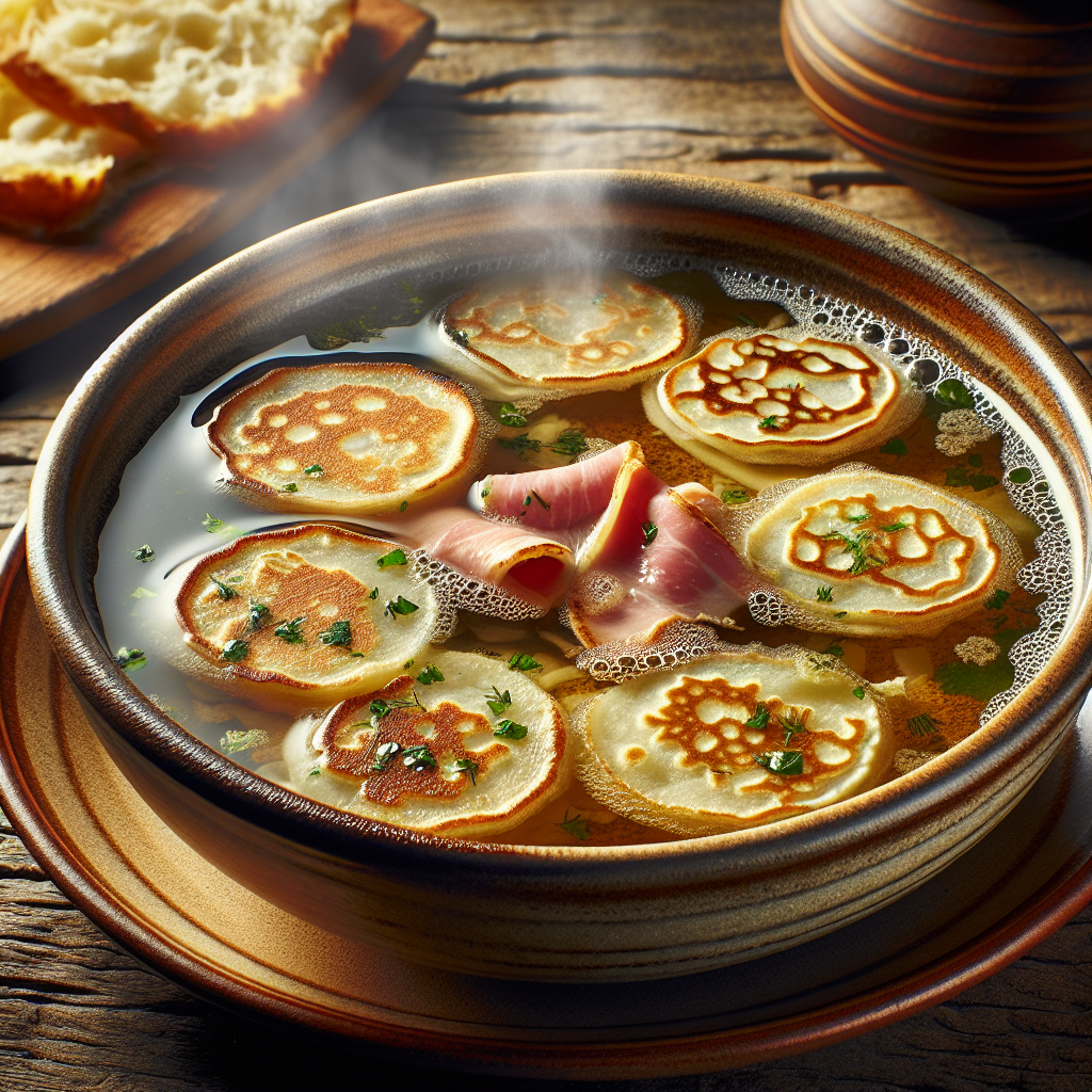 Pfannkuchensuppe.