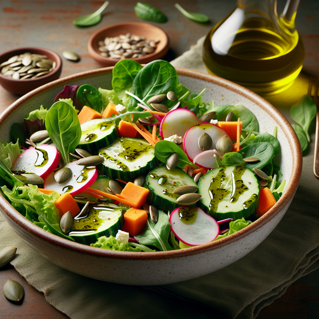 Kürbiskernölsalat.