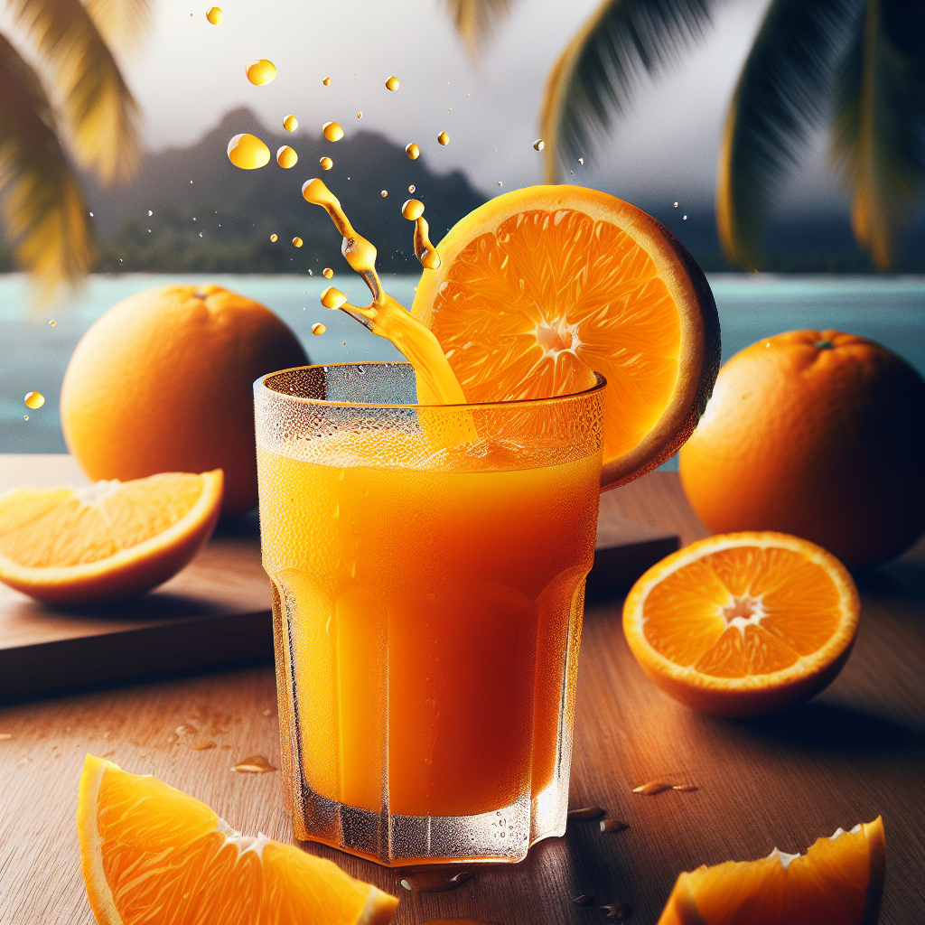 Fiji: Fijian Orange Juice. 300mm Foto