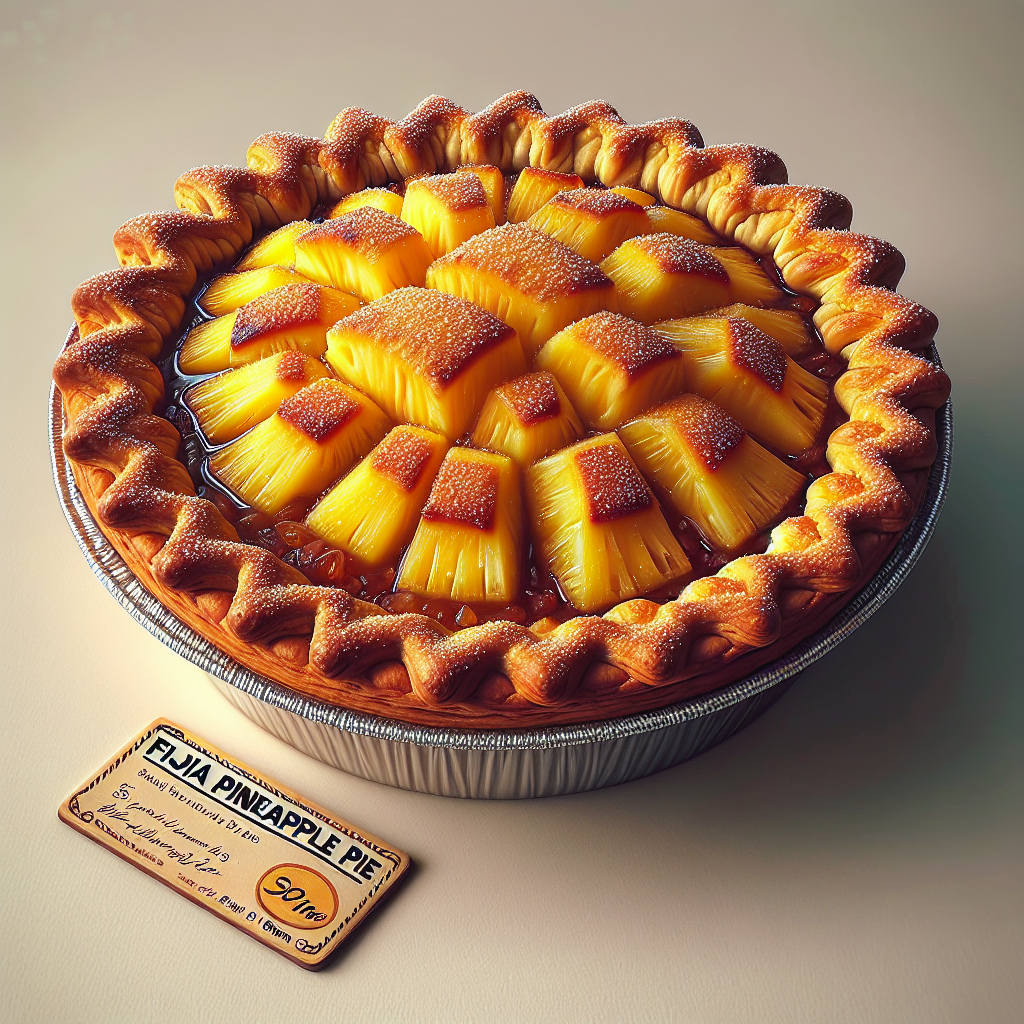 Fiji: Fijian Pineapple Pie. 300mm Foto