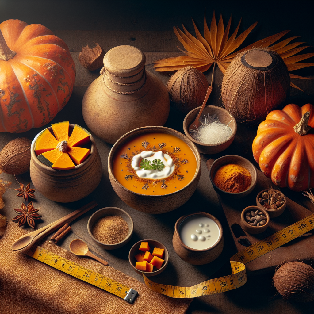 Fiji: Fijian Pumpkin Soup. 300mm Foto