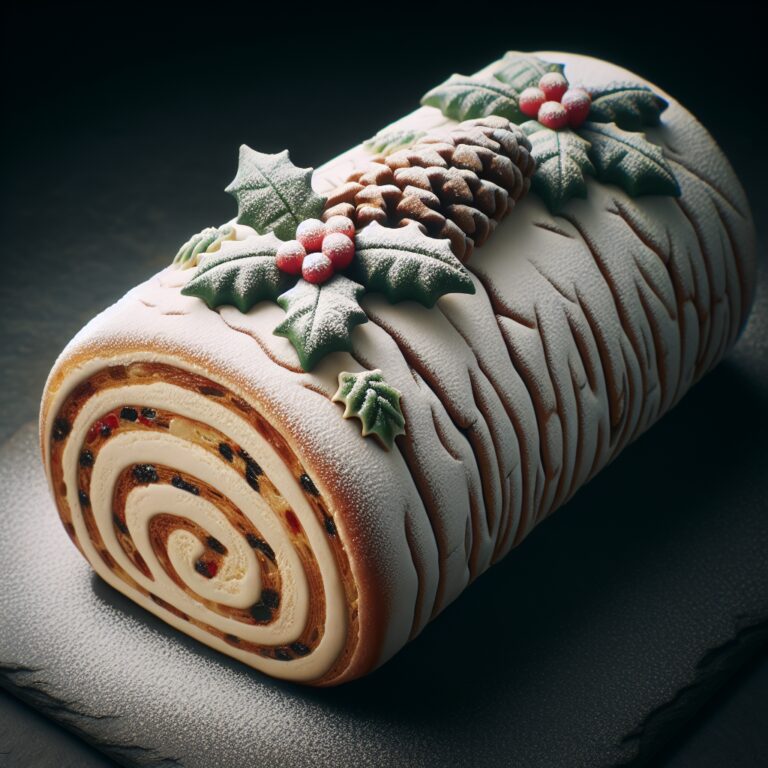 Bûche de Noël – Nationalgericht aus Frankreich