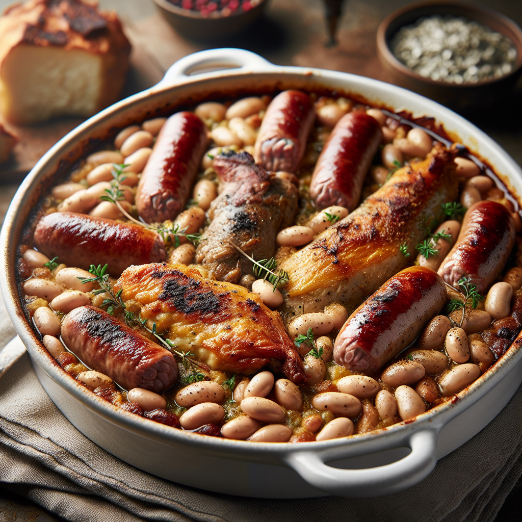 Frankreich: Cassoulet. 300mm Foto