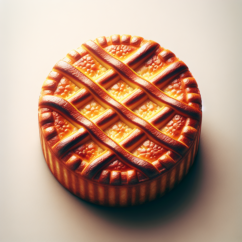 Frankreich: Gâteau Basque. 300mm Foto
