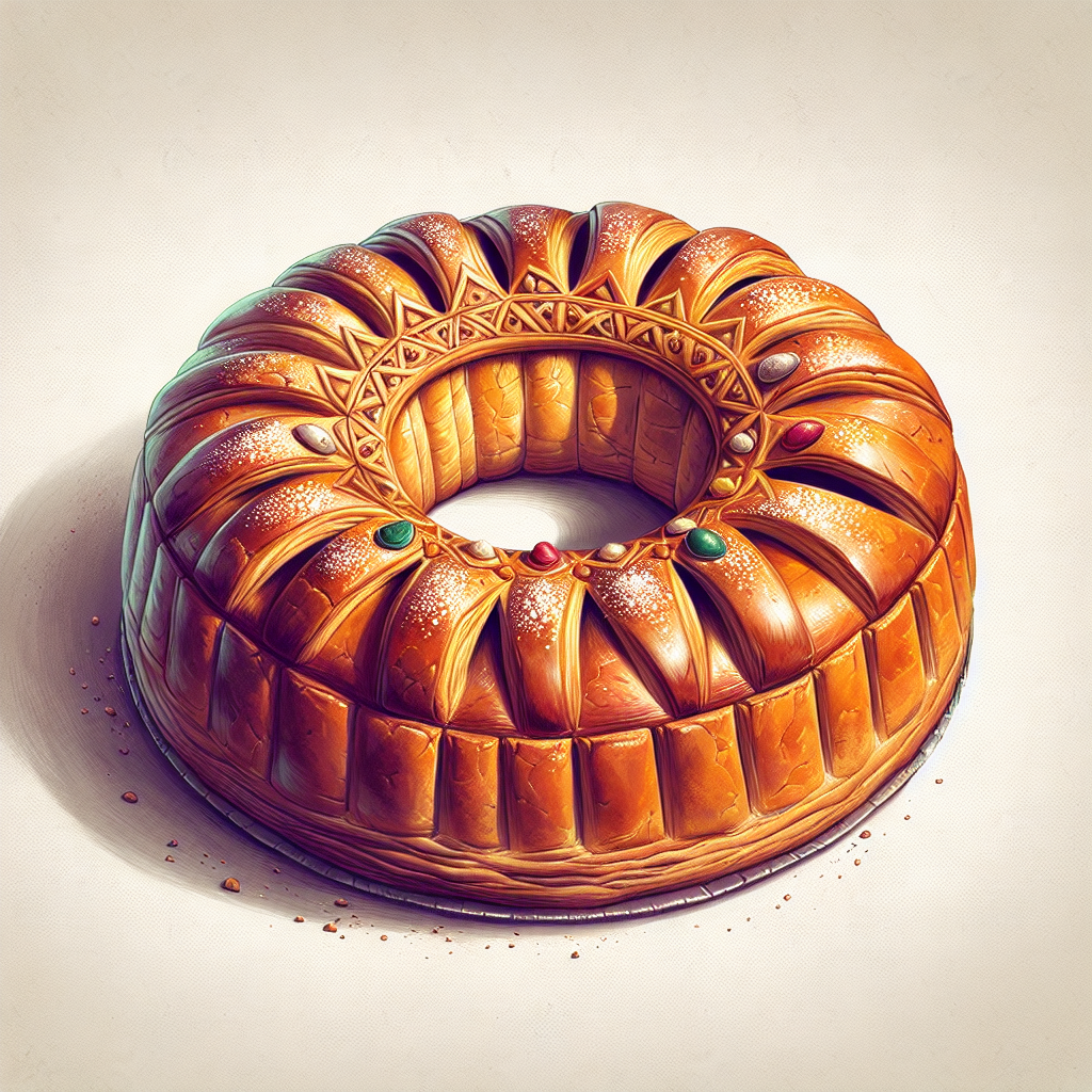 Frankreich: Galette des Rois. 300mm Foto