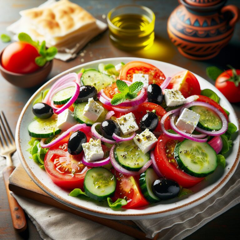 Choriatiki Salat – Nationalgericht aus Griechenland