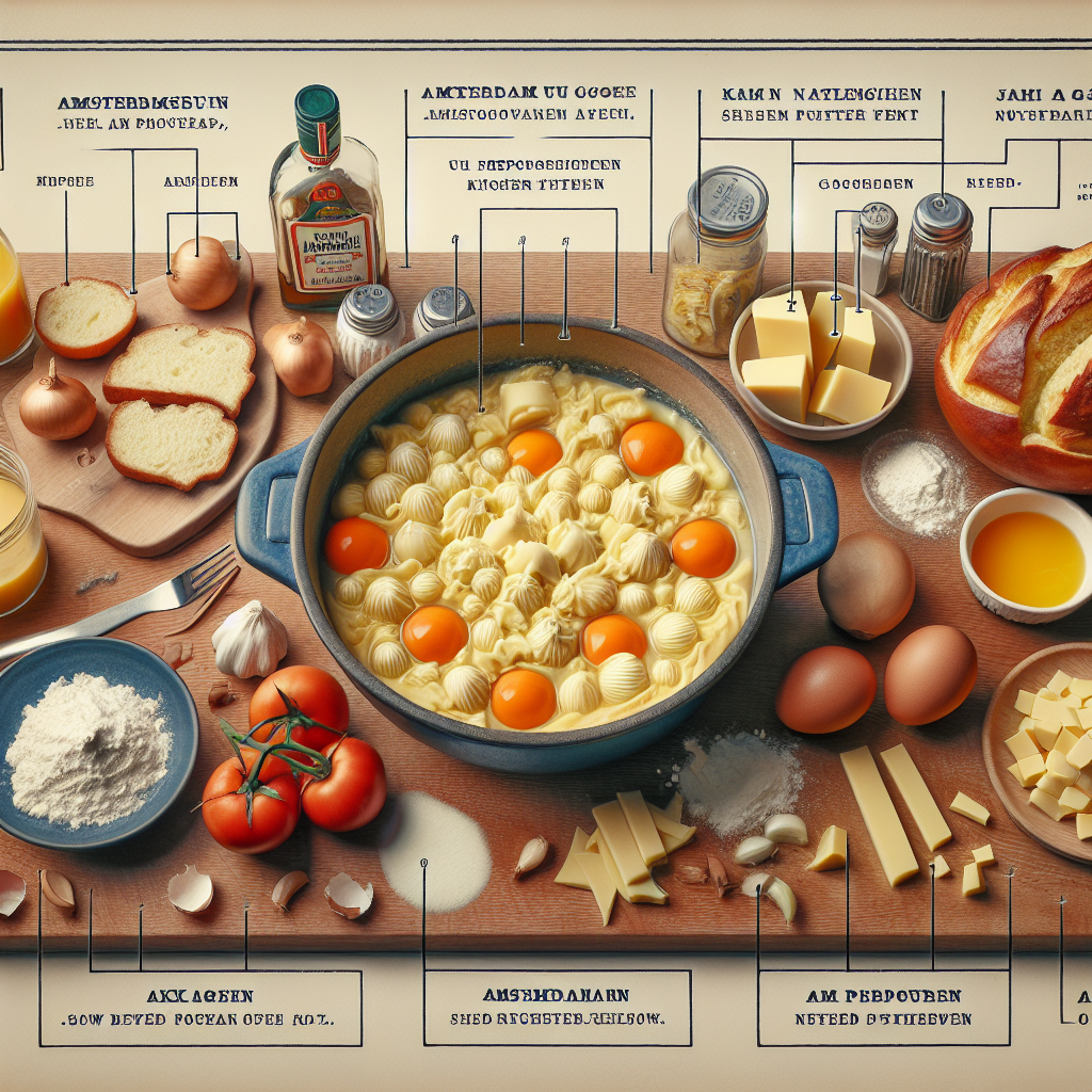 Niederlande: Amsterdamse uien (Rezept). 300mm Foto