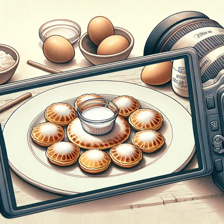 Poffertjes – Nationalgericht aus Niederlande