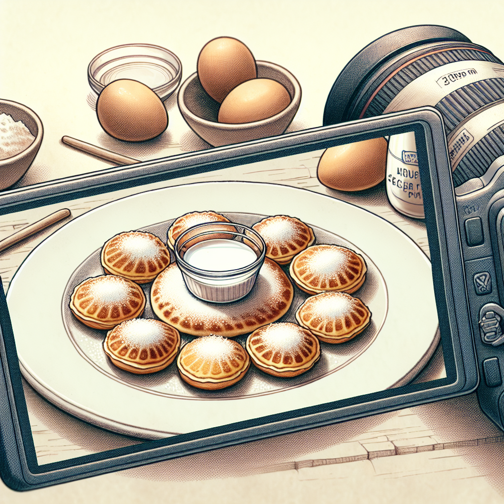 Niederlande: Poffertjes (Rezept). 300mm Foto