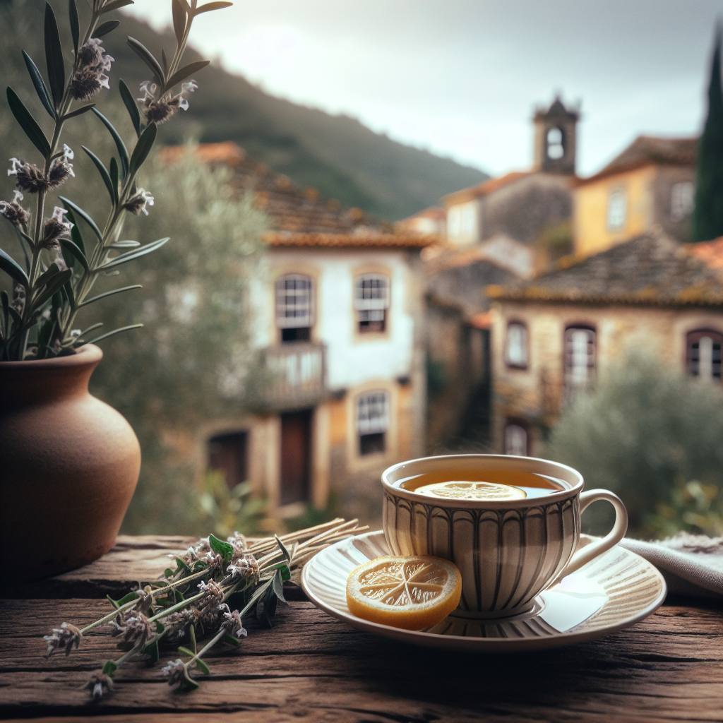 Portugal: Lemon Verbena Tea (Rezept). 300mm Foto