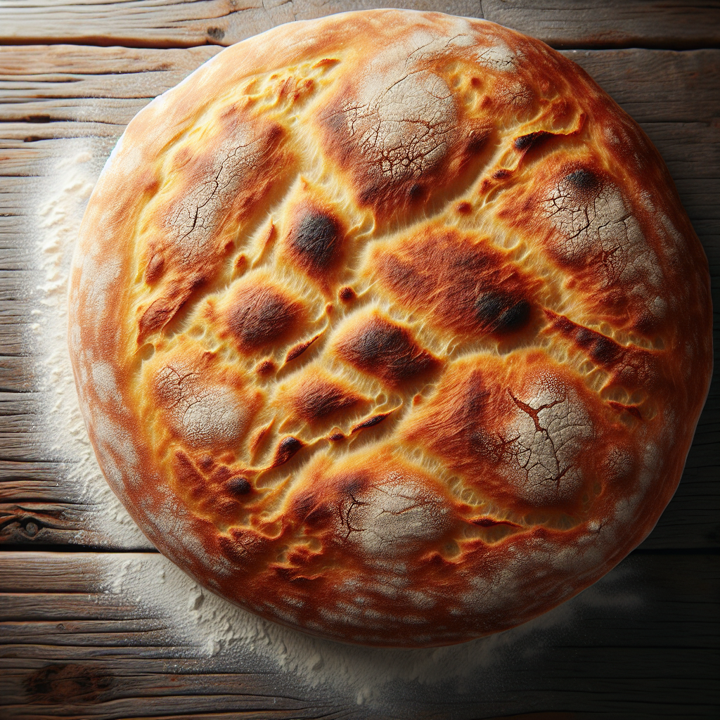 Fladenbrot. 