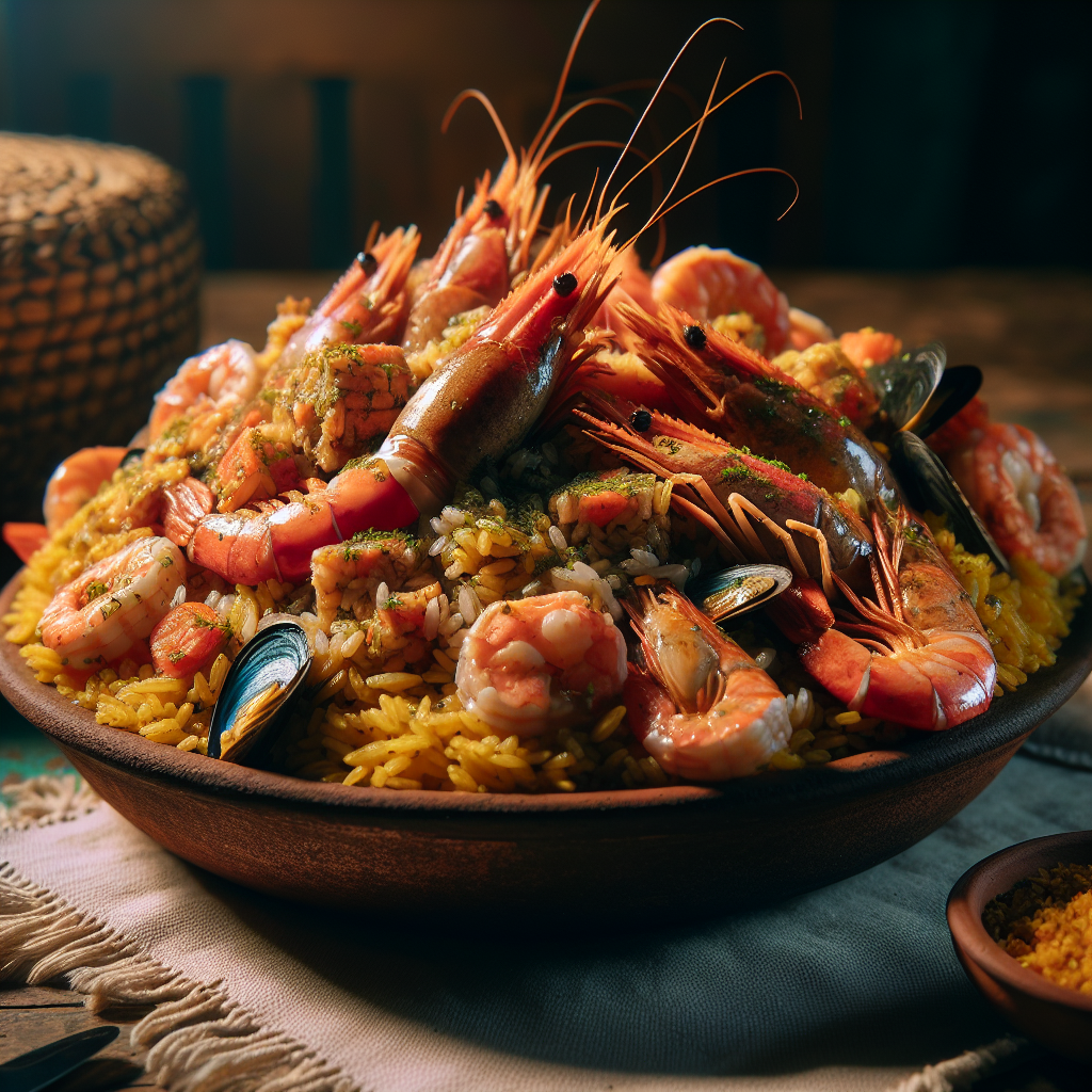 Uruguay: Arroz con Mariscos. 300mm Foto