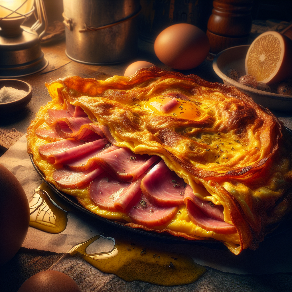 Uruguay: Omelette de Jamón. 300mm Foto