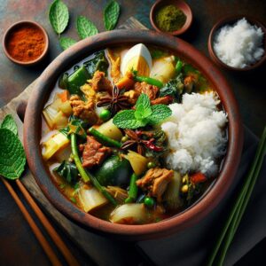 Nationalgericht Kambodscha: Samlor Korkor (Rezept)