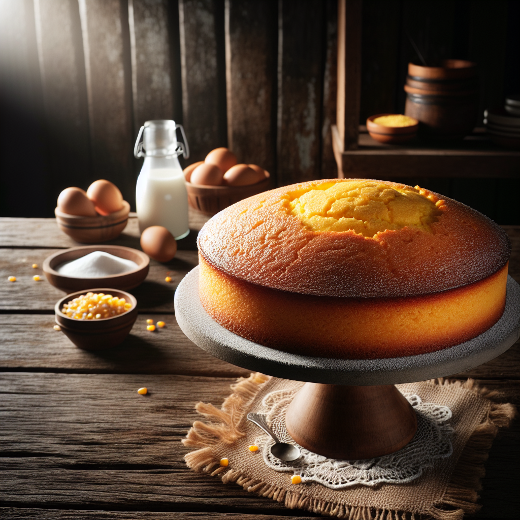 Bolo de Milho. 