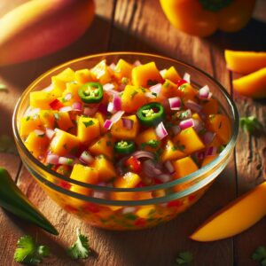 Nationalgericht Bahamas: #Mango Salsa# (Rezept)