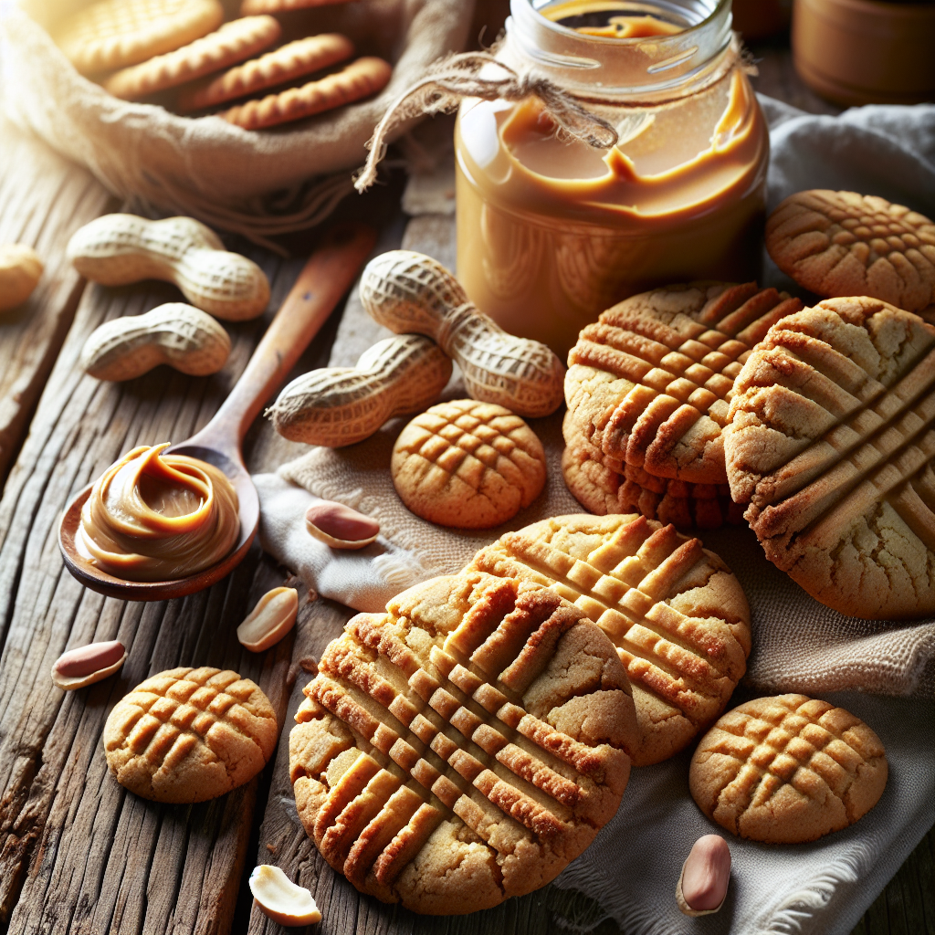 Peanut Butter Cookies. 
