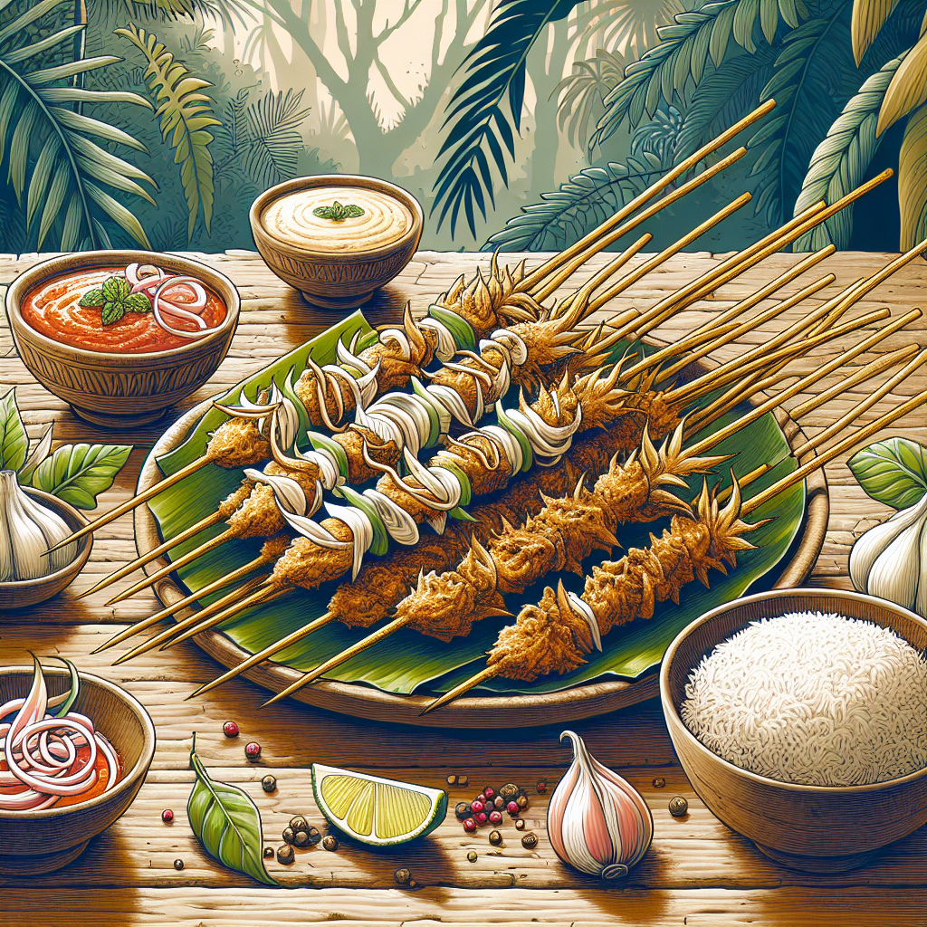 Nationalgericht Brunei: Satai Lilit (Rezept)