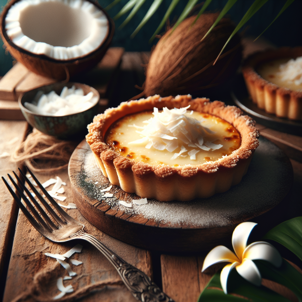 Nationalgericht Dominica: #Coconut Tart# (Rezept)