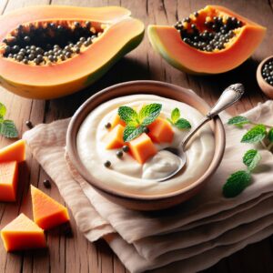 Nationalgericht Dominica: #Papaya-Mousse# (Rezept)