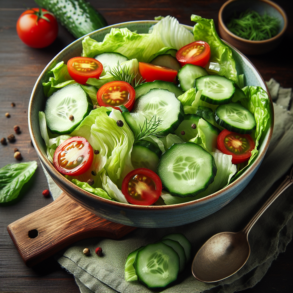 Nationalgericht Estland: Kurgi- ja tomatisalat (Rezept)