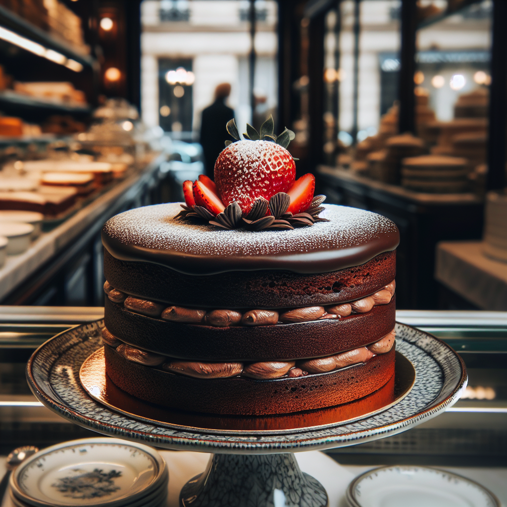 Gâteau au chocolat.