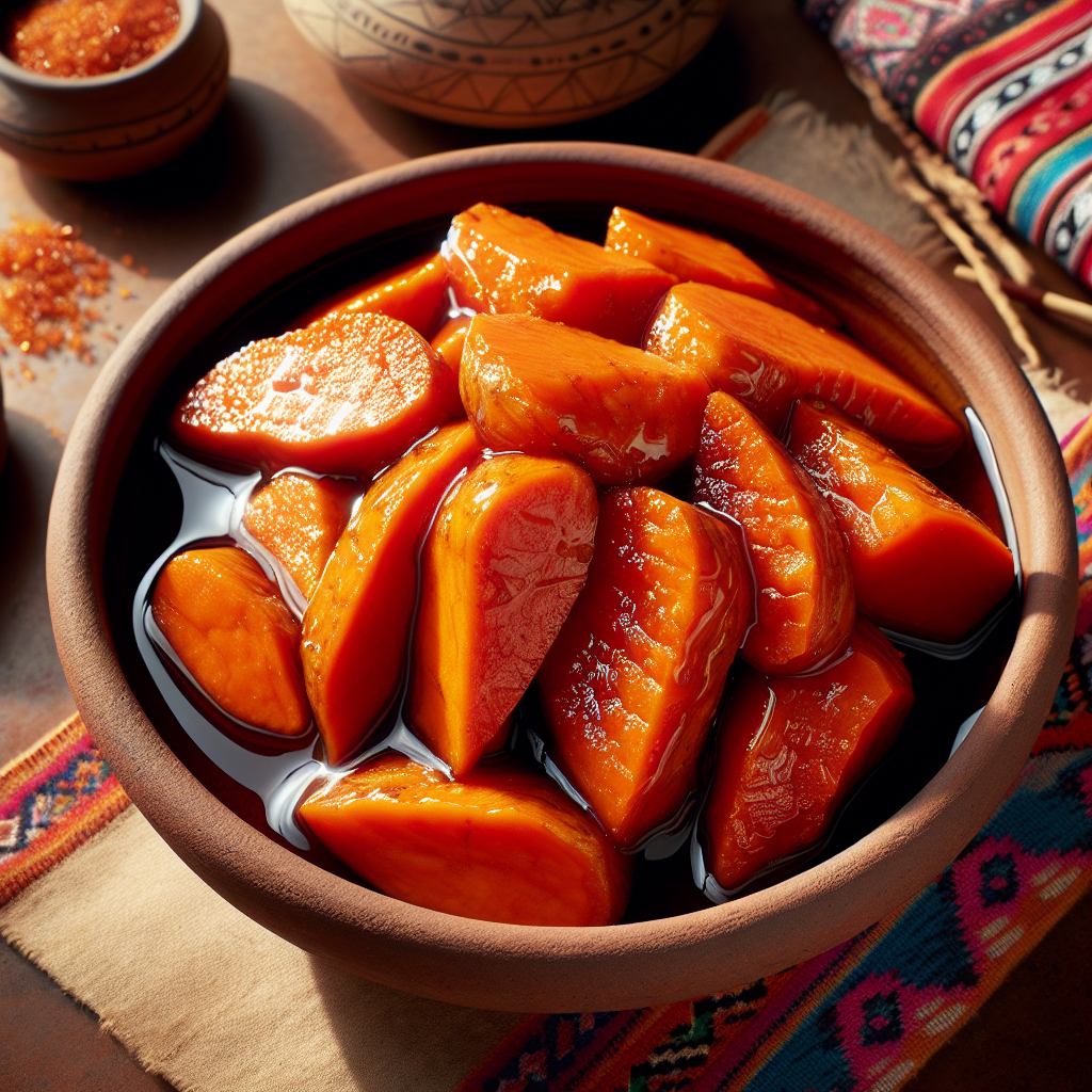 Nationalgericht Guatemala: Camote con Chancaca (Rezept)