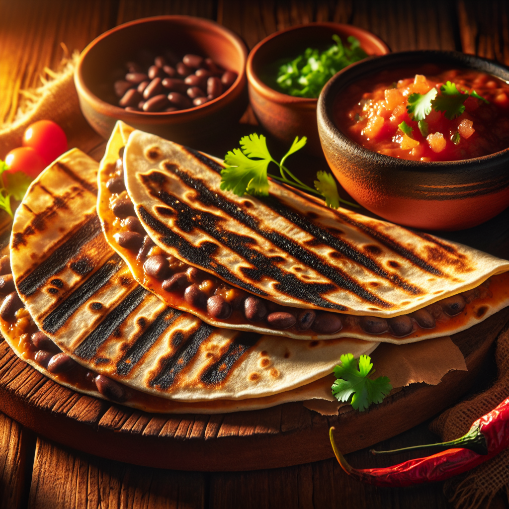 Quesadillas de Frijol.