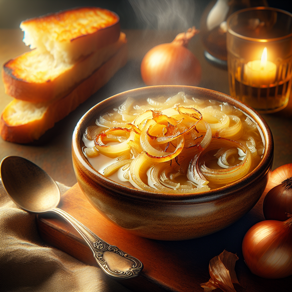 Sopa de Cebolla.