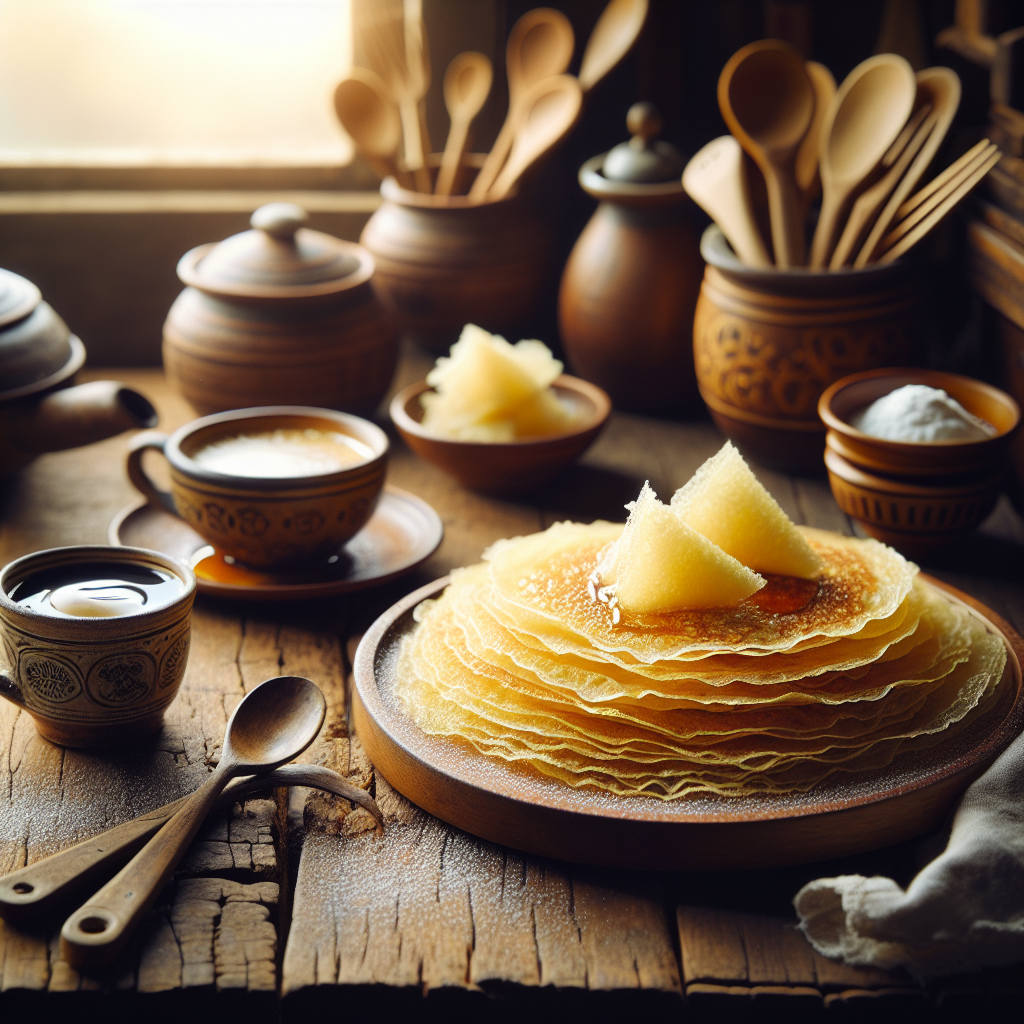 Crêpes de Manioc.