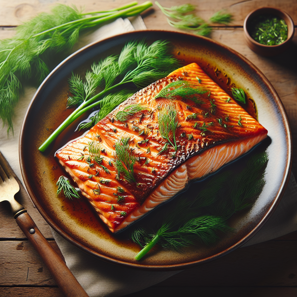Nationalgericht Irland: Baked Salmon with Dill (Rezept)