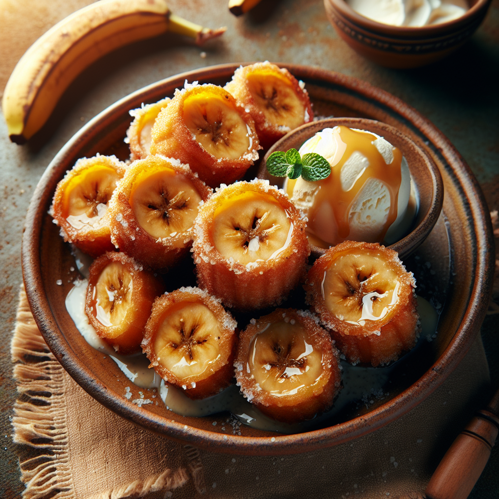 Fried Bananas. 