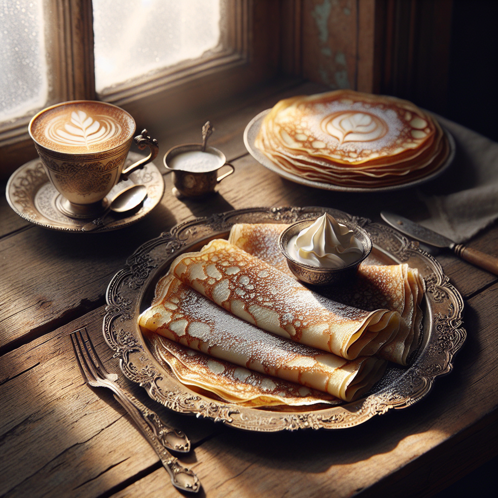 Crêpes.