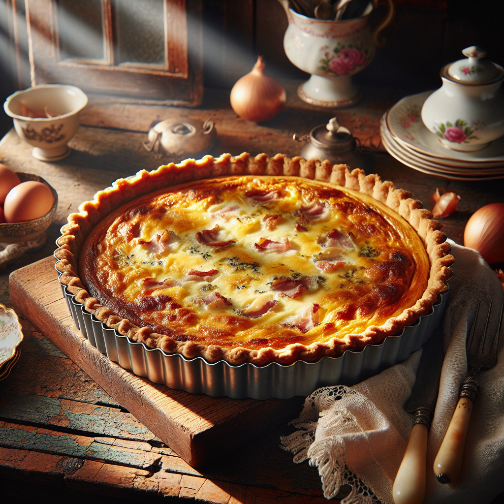 Quiche Lorraine.