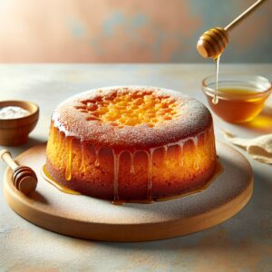 Nationalgericht Mauretanien: #Gâteau de semoule au miel# (Rezept)