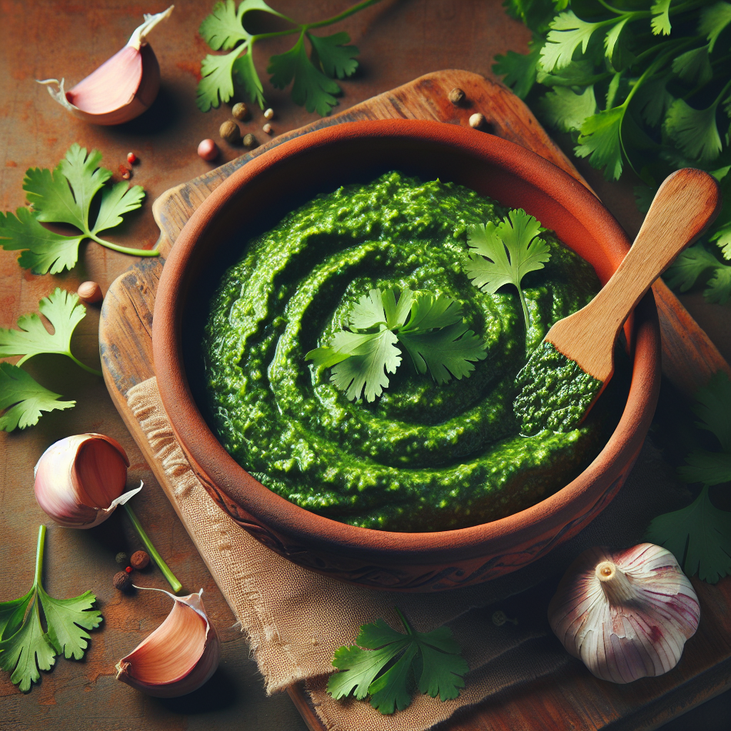 Pesto de Coentro.