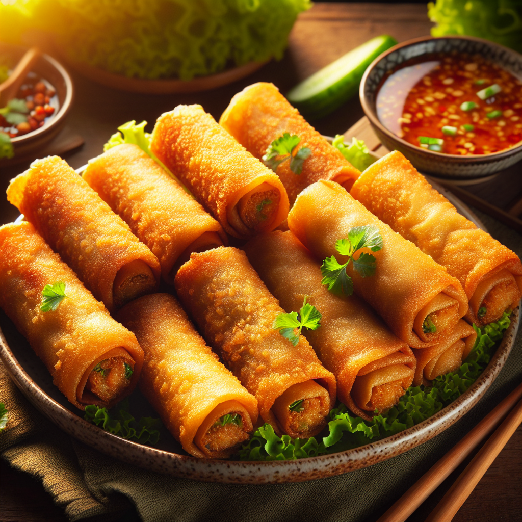 Nationalgericht Myanmar: #Fried Spring Rolls# (Rezept)
