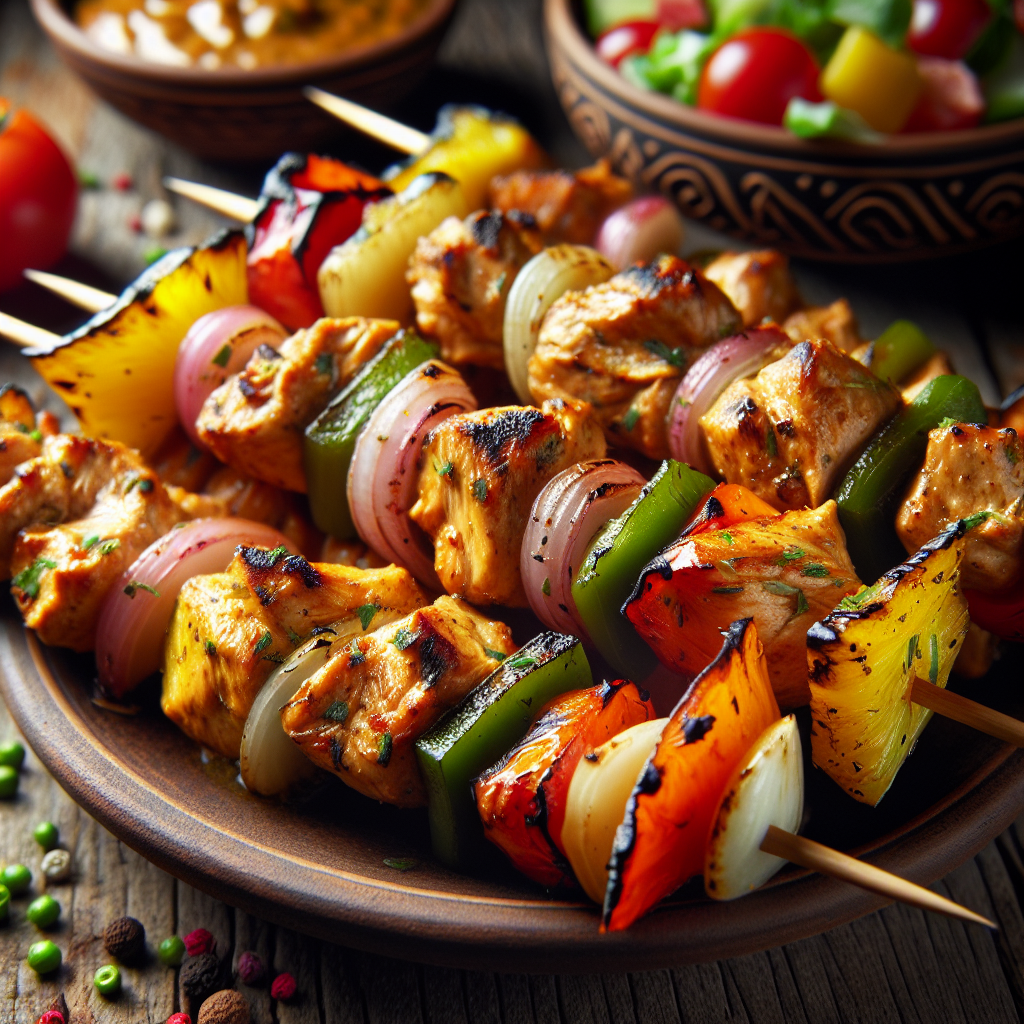 Nationalgericht Nauru: Nauruan-style Chicken Kebabs (Rezept)