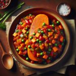 Nationalgericht Nigeria: #Yam with Vegetable Sauce# (Rezept)