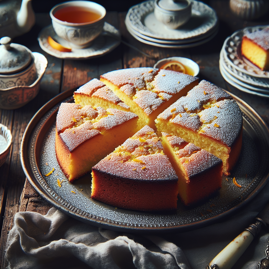 Sweet Semolina Cake.