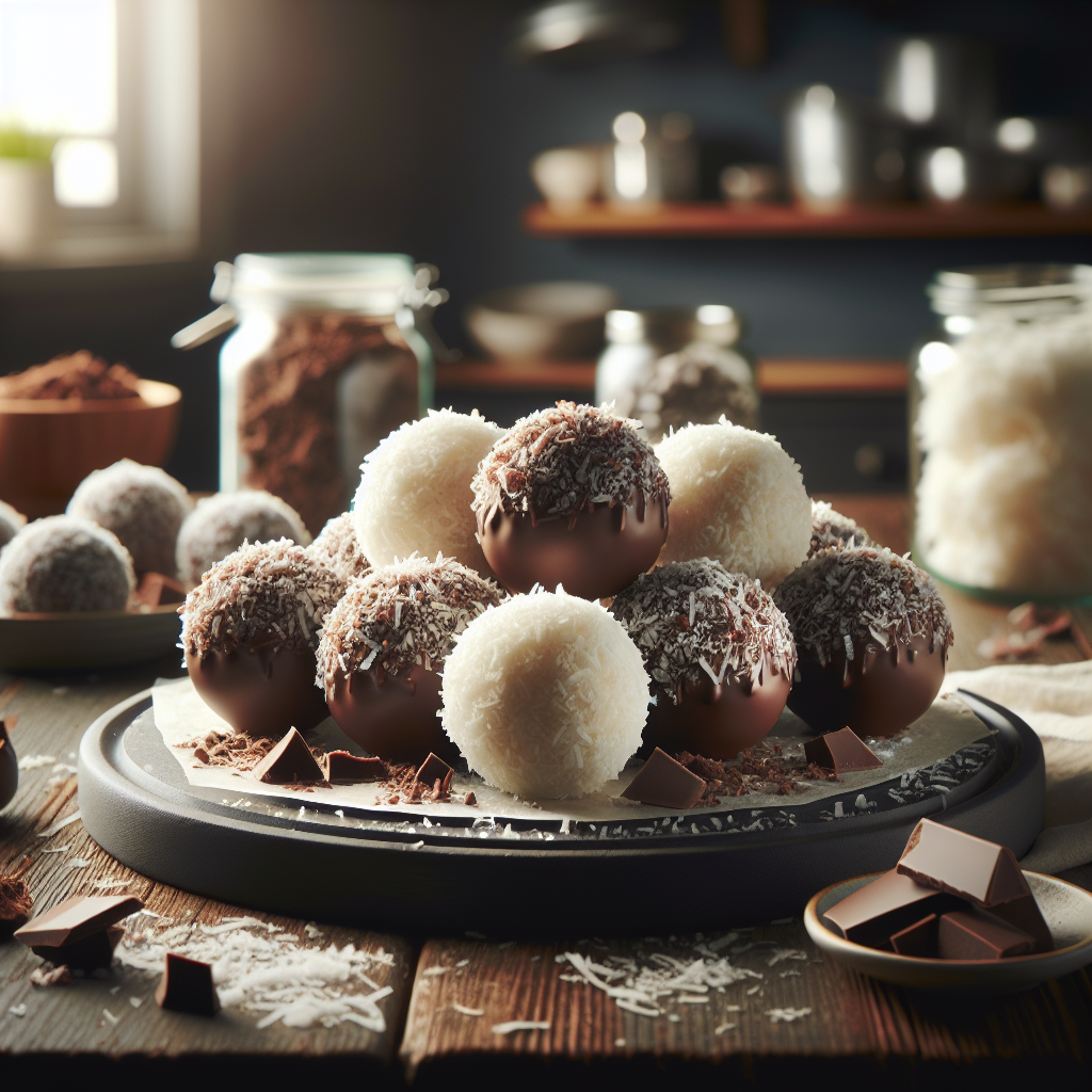 Chocolate Coconut Balls.